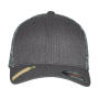 Flexfit Trucker Melange Mesh - Black/Grey Melange - S/M